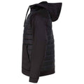 Black - Side - Tombo Unisex Adult Sports Padded Jacket