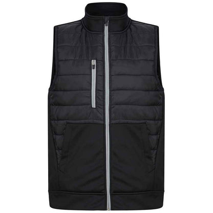 Black - Front - Tombo Unisex Adult Padded Sports Gilet