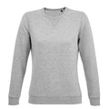 Grey - Front - SOLS Womens-Ladies Sully Marl Sweatshirt