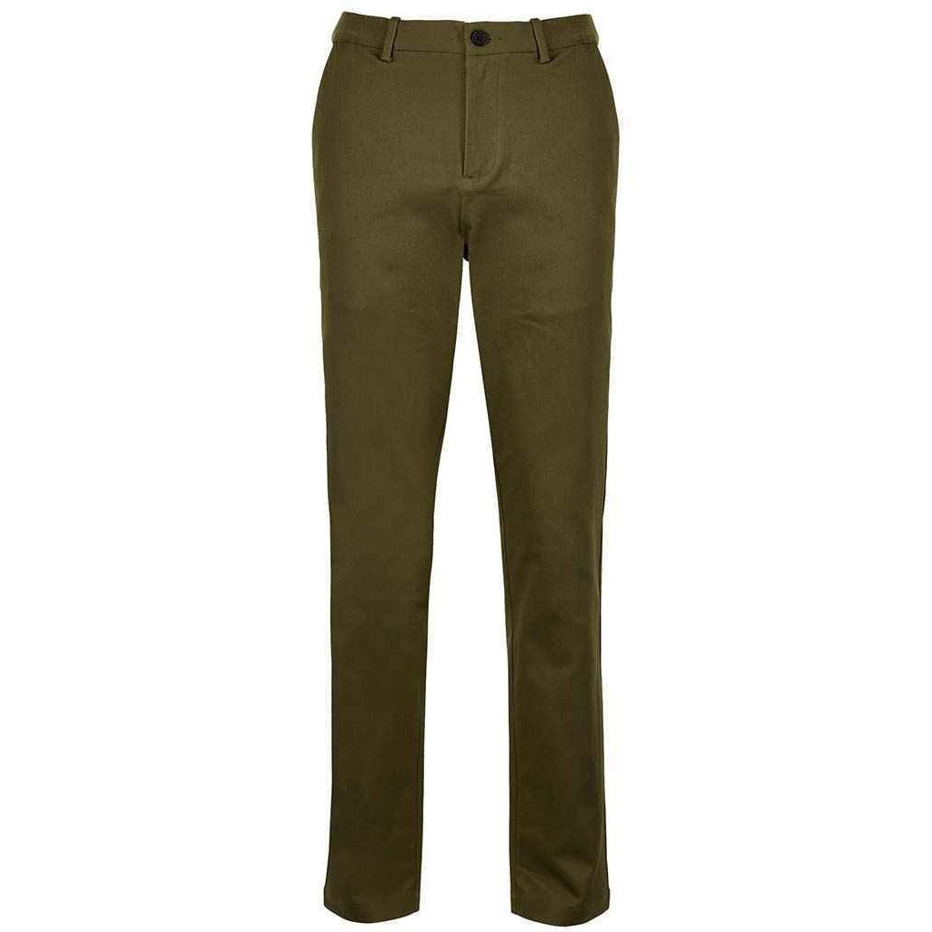 Deep Khaki - Front - NEOBLU Womens-Ladies Gustave Chinos