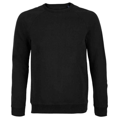 Deep Black - Front - NEOBLU Mens Nelson French Terry Sweatshirt