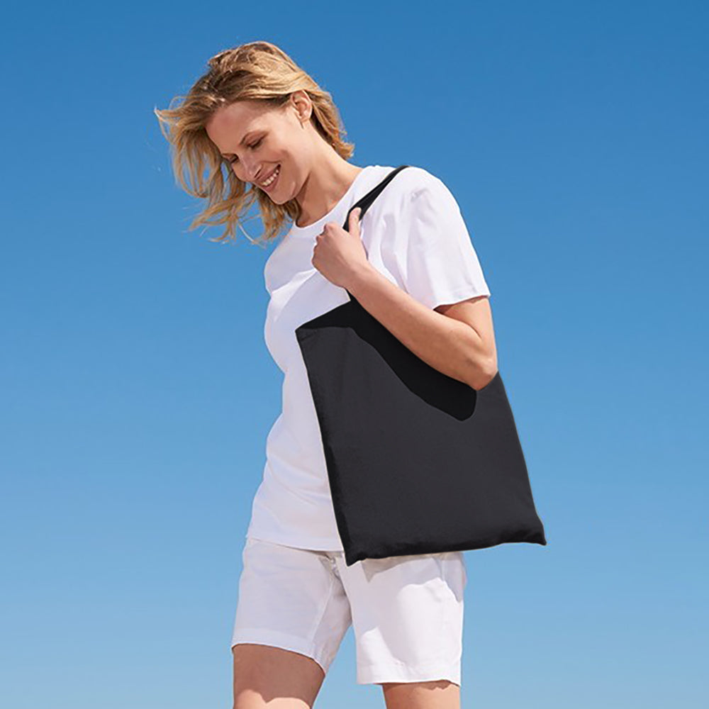Black - Back - SOLS Awake Recycled Tote Bag