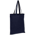 French Navy - Front - SOLS Awake Recycled Tote Bag