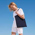 French Navy - Back - SOLS Awake Recycled Tote Bag