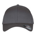 Dark Grey - Lifestyle - Flexfit Unisex Childrens-Kids Wooly Combed Baseball Cap