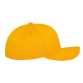 Gold - Back - Flexfit Unisex Childrens-Kids Wooly Combed Baseball Cap