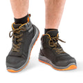 Black-Grey - Back - WORK-GUARD by Result Unisex Adult Stirling Safety Boots