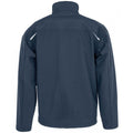 Navy - Side - Result Genuine Recycled Womens-Ladies Printable Three Layer Soft Shell Jacket