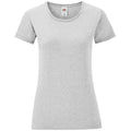 Athletic Heather - Front - Fruit of the Loom Womens-Ladies Iconic 150 T-Shirt