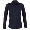 Night Blue - Front - NEOBLU Womens-Ladies Balthazar Jersey Long-Sleeved Shirt