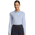 Soft Blue - Back - NEOBLU Womens-Ladies Balthazar Jersey Long-Sleeved Shirt