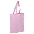 Pink Heather - Front - SOLS Awake Recycled Tote