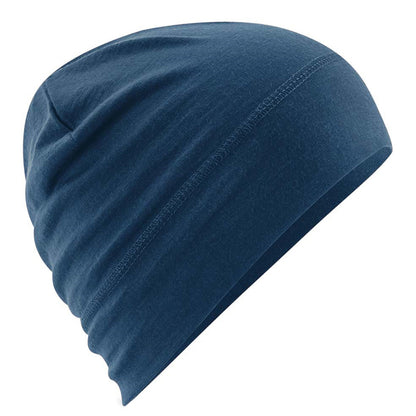 Steel Blue - Front - Beechfield Merino Wool Beanie