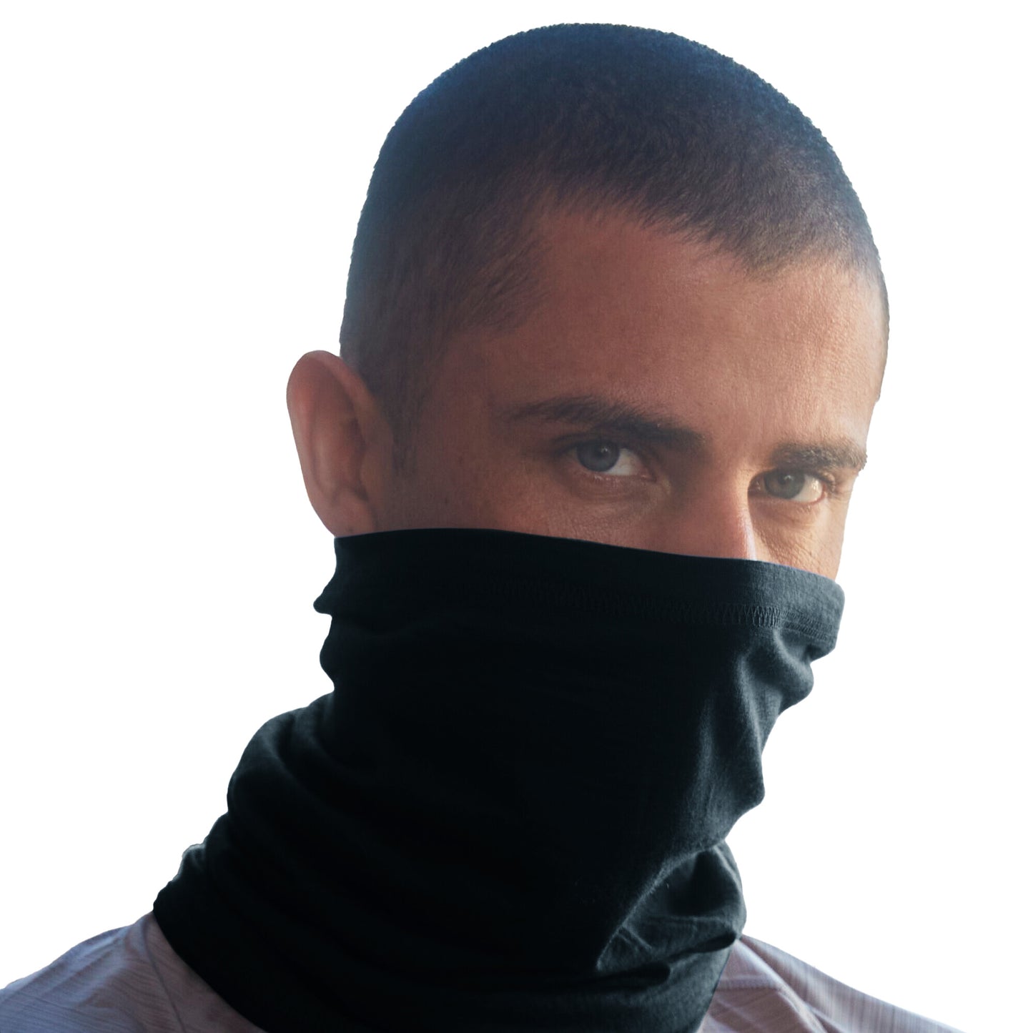 Black - Back - Beechfield Unisex Adult Morf Merino Wool Snood