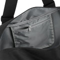 Black - Back - Bagbase Essentials Recycled Holdall
