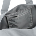 Pure Grey - Back - Bagbase Essentials Recycled Holdall
