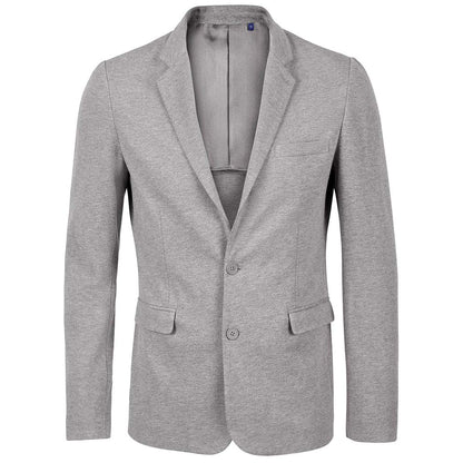 Grey Marl - Front - NEOBLU Mens Marcel Pique Blazer