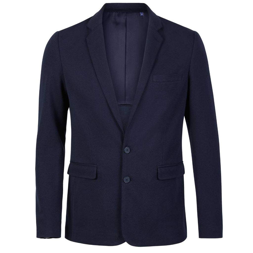 Night Blue - Front - NEOBLU Mens Marcel Pique Blazer