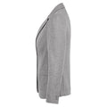 Grey - Lifestyle - NEOBLU Womens-Ladies Marcel Marl Pique Blazer