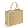Natural-Cream - Front - Brand Lab Tipped Jute Shopper