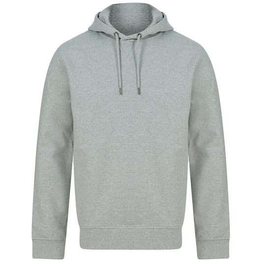 Heather Grey - Front - Henbury Unisex Adult Sustainable Hoodie