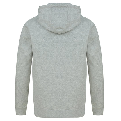 Heather Grey - Back - Henbury Unisex Adult Sustainable Hoodie