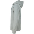 Heather Grey - Side - Henbury Unisex Adult Sustainable Hoodie