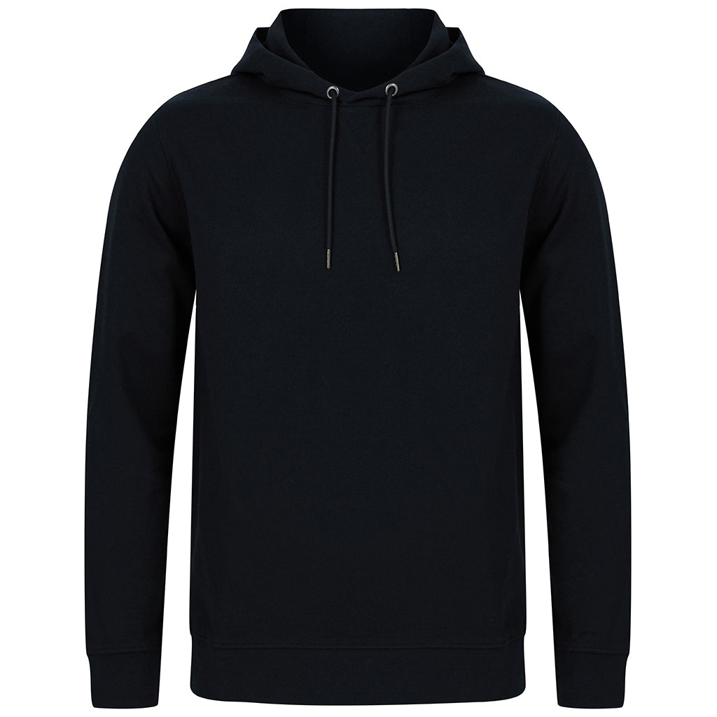 Black - Front - Henbury Unisex Adult Sustainable Hoodie