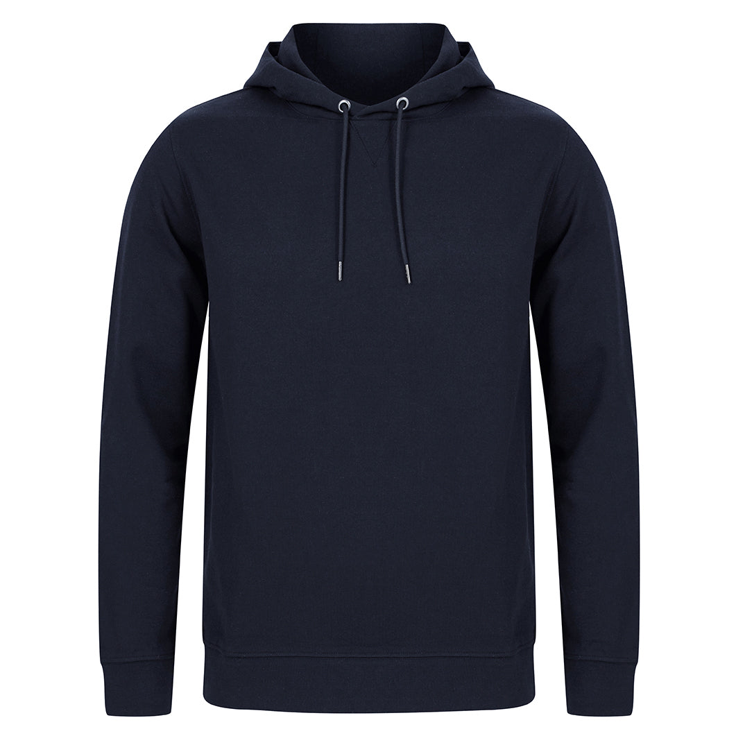 Navy - Front - Henbury Unisex Adult Sustainable Hoodie