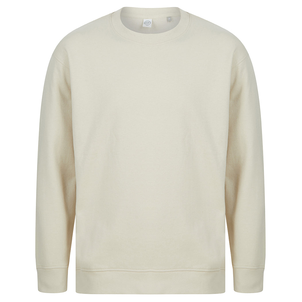 Light Stone - Front - SF Unisex Adult Fashion Sustainable Sweatshirt