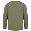 Khaki - Back - SF Unisex Adult Fashion Sustainable Sweatshirt