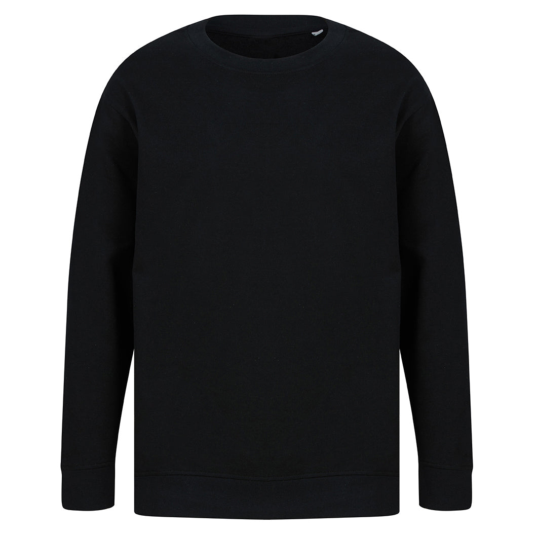 Black - Front - SF Unisex Adult Fashion Sustainable Sweatshirt