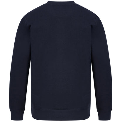 Navy - Back - Henbury Unisex Adult Sustainable Sweatshirt
