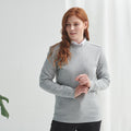 Heather Grey - Side - Henbury Unisex Adult Sustainable Sweatshirt