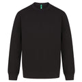 Black - Front - Henbury Unisex Adult Sustainable Sweatshirt