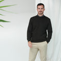 Black - Back - Henbury Unisex Adult Sustainable Sweatshirt