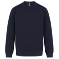 Navy - Front - Henbury Unisex Adult Sustainable Sweatshirt