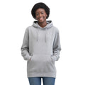 Heather Grey - Front - Mantis Unisex Adult Essential Marl Hoodie