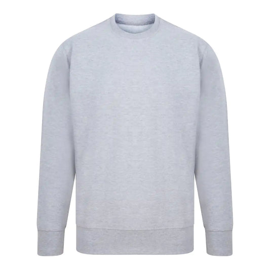 Heather Marl - Front - Mantis Unisex Adult Essential Marl Sweatshirt