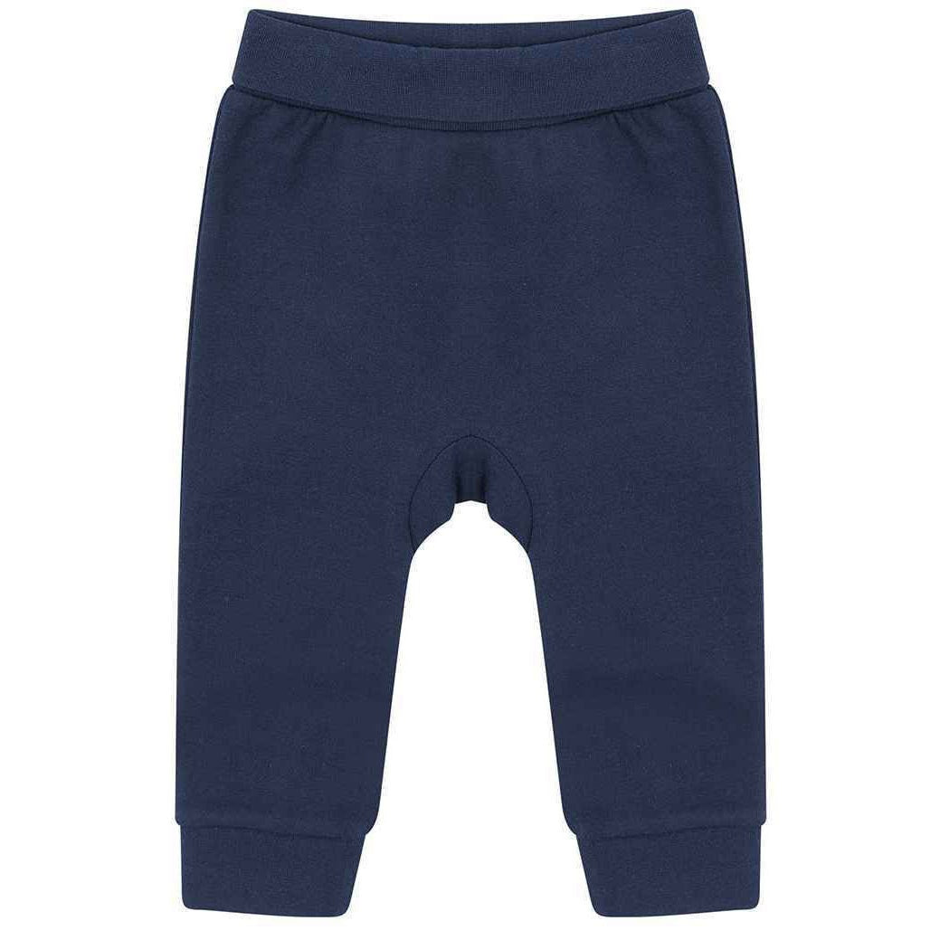 Navy - Front - Larkwood Childrens-Kids Sustainable Jogging Bottoms