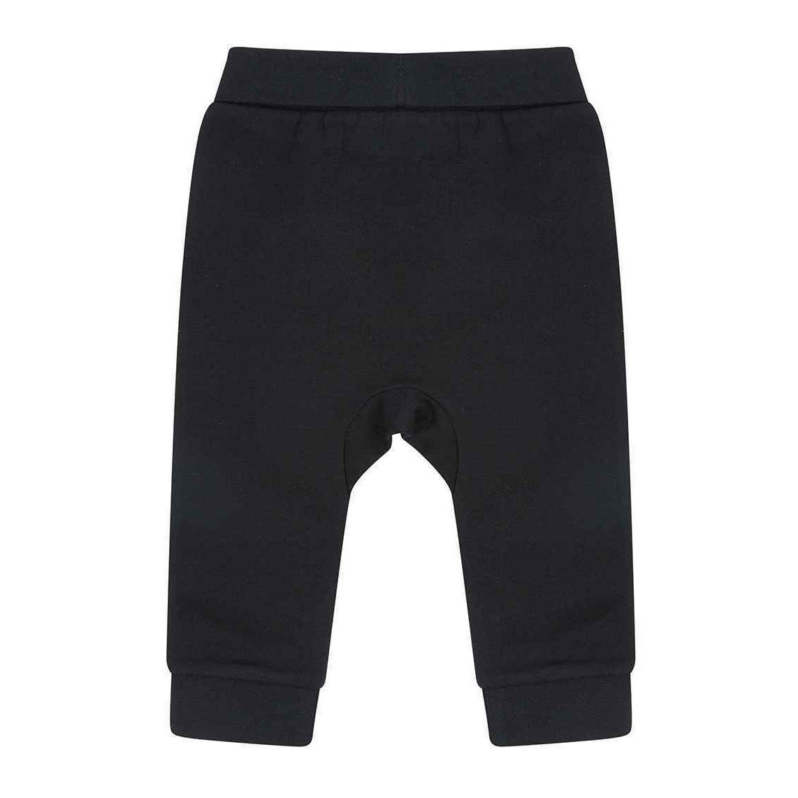 Black - Front - Larkwood Childrens-Kids Sustainable Jogging Bottoms