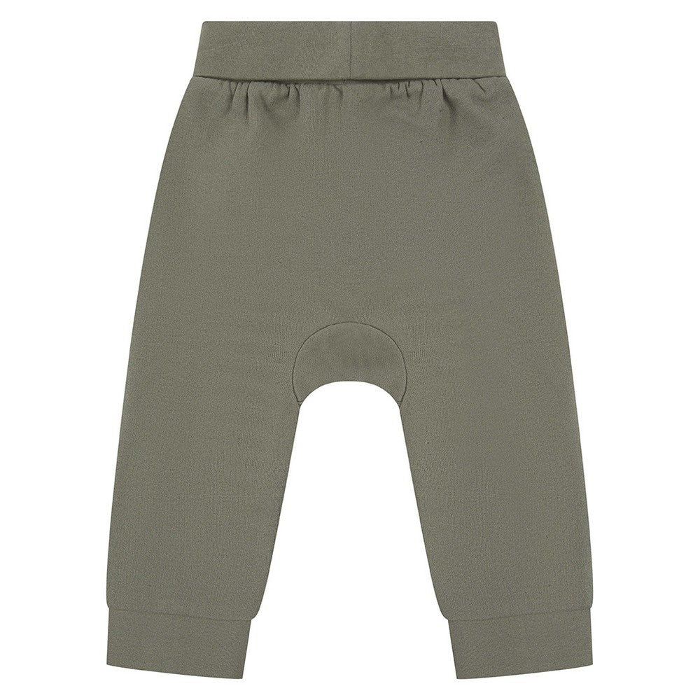 Khaki - Back - Larkwood Childrens-Kids Sustainable Jogging Bottoms