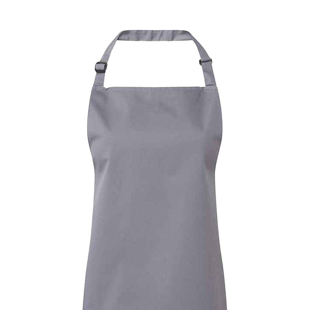 Steel - Back - Premier Unisex Adult Colours Full Apron
