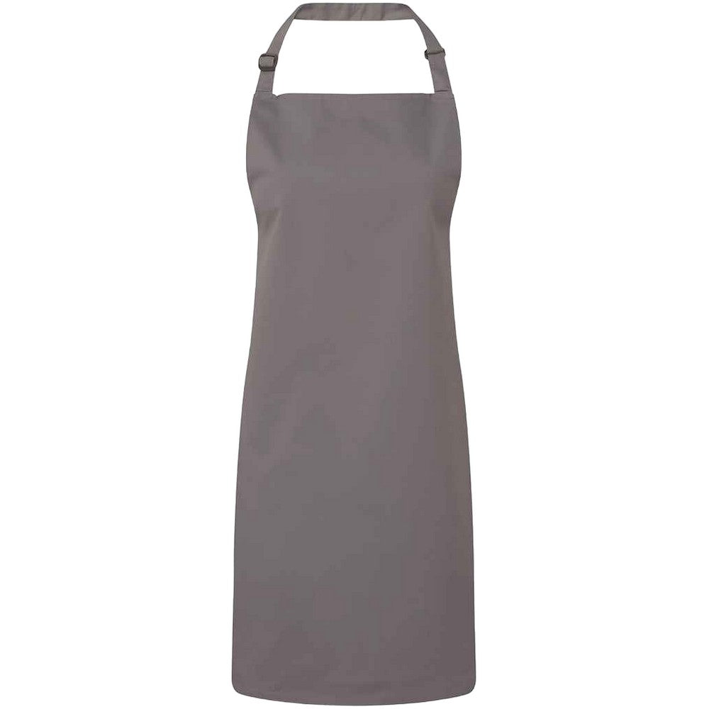 Dark Grey - Front - Premier Unisex Adult Colours Full Apron