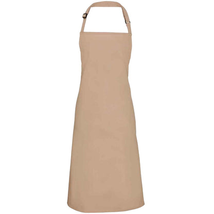 Latte - Front - Premier Unisex Adult Colours Full Apron