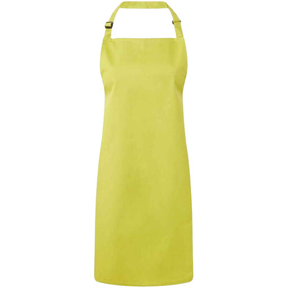 Lime - Front - Premier Unisex Adult Colours Full Apron
