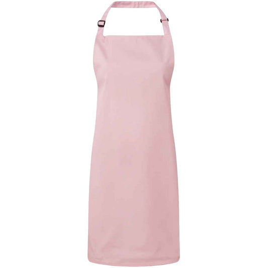 Pink - Front - Premier Unisex Adult Colours Full Apron