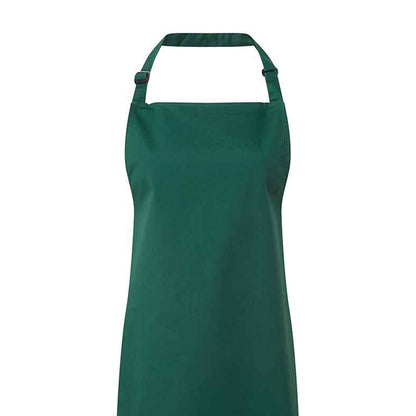 Bottle Green - Back - Premier Unisex Adult Colours Full Apron