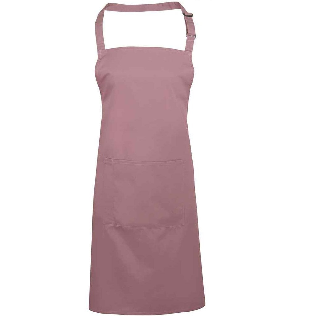 Rose - Front - Premier Unisex Adult Colours Pocket Full Apron