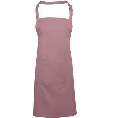 Rose - Front - Premier Unisex Adult Colours Pocket Full Apron